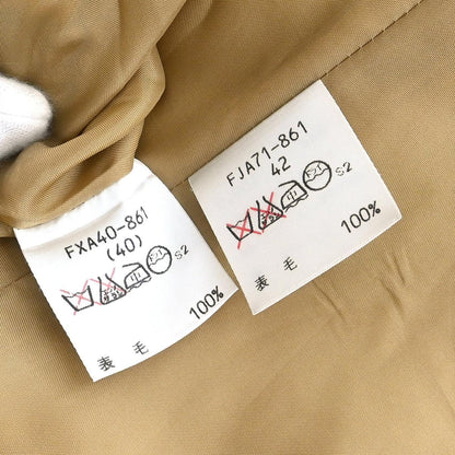 Burberrys Setup Suit Jacket Skirt Beige #42 #40