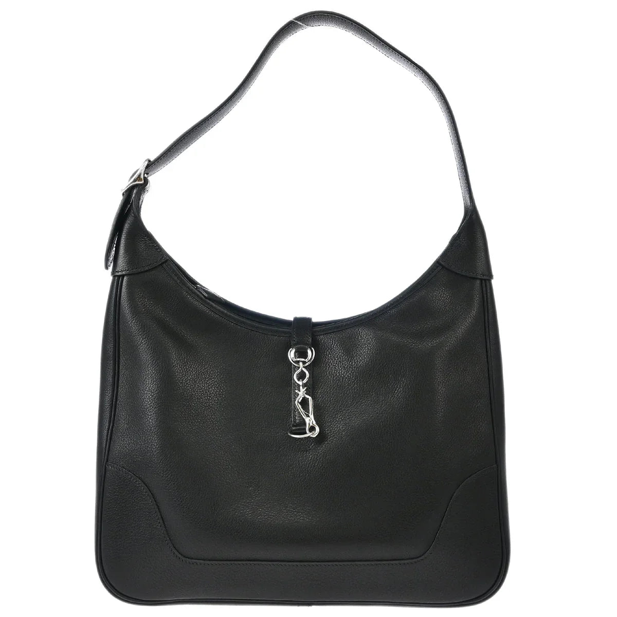 Hermes Black Evergrain Trim 31 Shoulder Bag