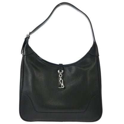 Hermes Black Evergrain Trim 31 Shoulder Bag