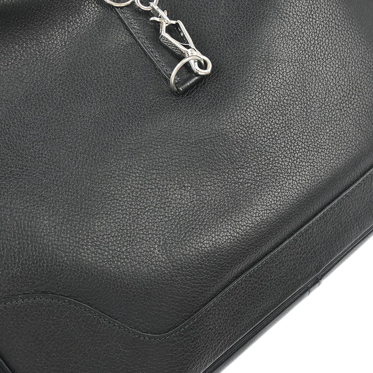 Hermes Black Evergrain Trim 31 Shoulder Bag