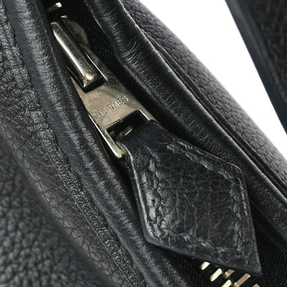 Hermes Black Evergrain Trim 31 Shoulder Bag