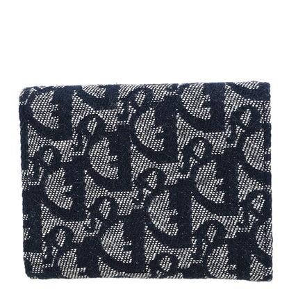 Christian Dior 2002 Black Trotter Trifold Wallet