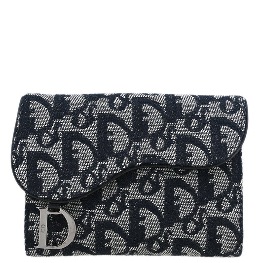 Christian Dior Black Trotter Wallet 01LU1013