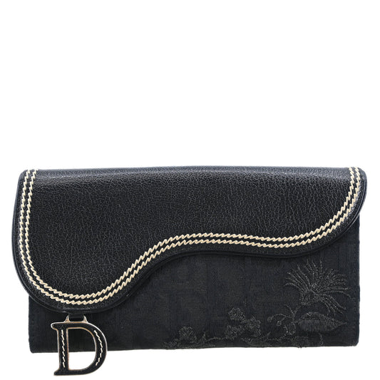 Christian Dior 2005 Black Trotter Wallet