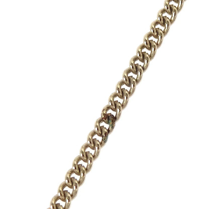 Chanel Gold Mini CC Pendant Necklace Rhinestone 04A
