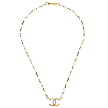 Chanel Gold CC Chain Pendant Necklace 1982