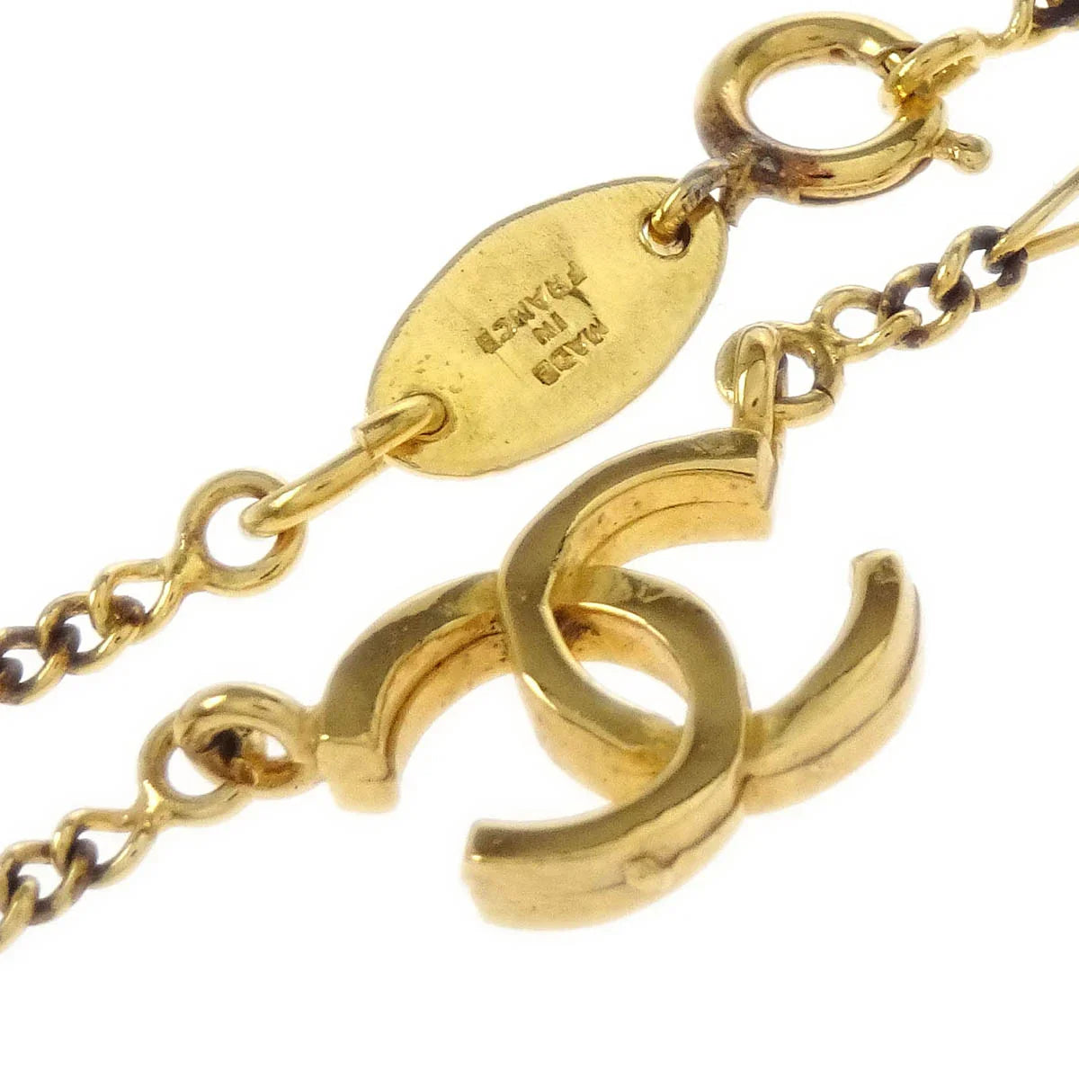 Chanel Gold CC Chain Pendant Necklace 1982