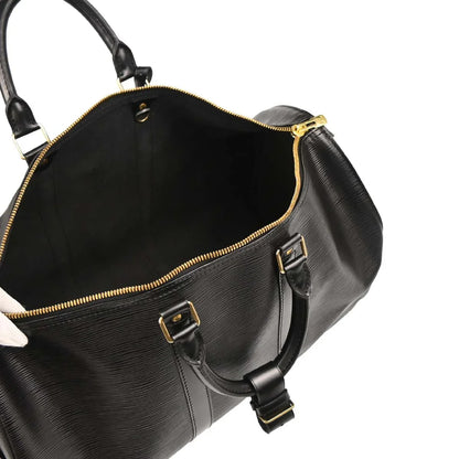 Louis Vuitton 1994 Black Epi Keepall 45 Travel Handbag M42972