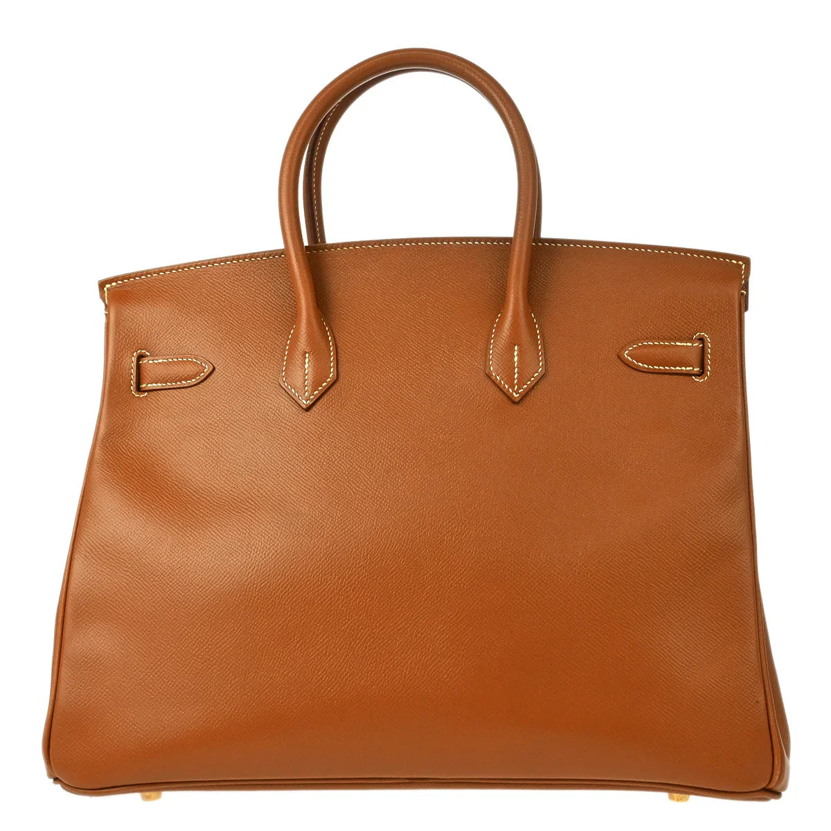 Hermes 2000 Gold Courchevel Birkin 35 Handbag