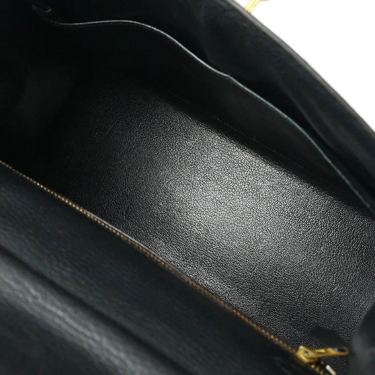 Hermes Black Ardennes Kelly 32 Sellier Handbag