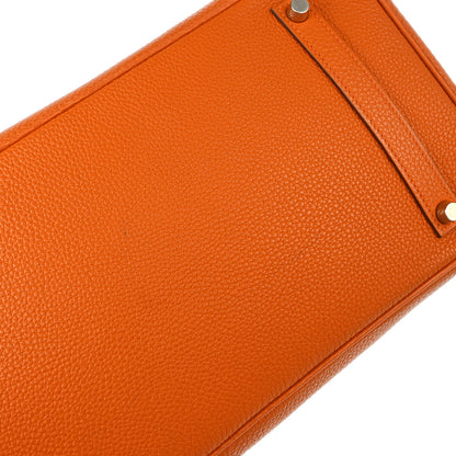 Hermes Orange Togo Birkin 35 Handbag