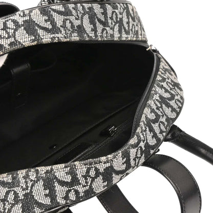 Christian 2002 Dior Black Double Saddle Trotter Handbag