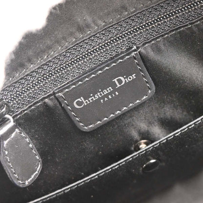 Christian 2002 Dior Black Double Saddle Trotter Handbag