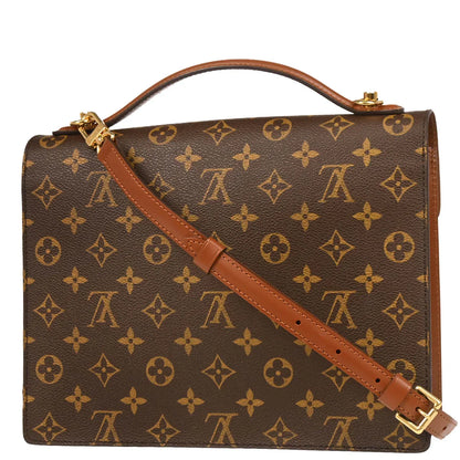 Louis Vuitton 2005 Monogram Monceau 28 Business Handbag M51185