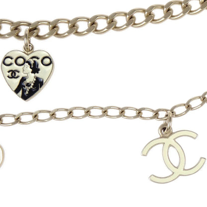 Chanel Gold Icon Chain Belt Heart CC 06P Small Good