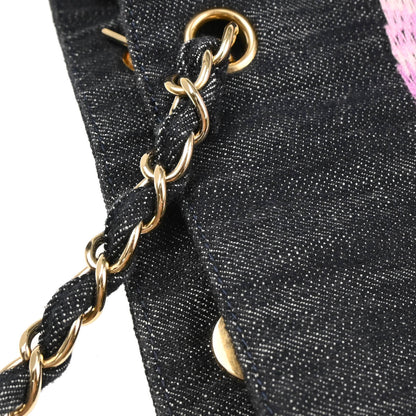 Chanel Navy Denim Night Flight Tote Bag