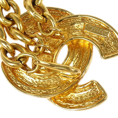 Chanel Quilted CC Gold Chain Belt Small Good 6051
