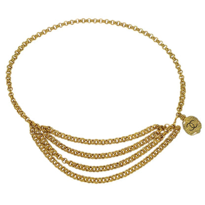 Chanel Chain Belt Medallion Gold 94A Small Good