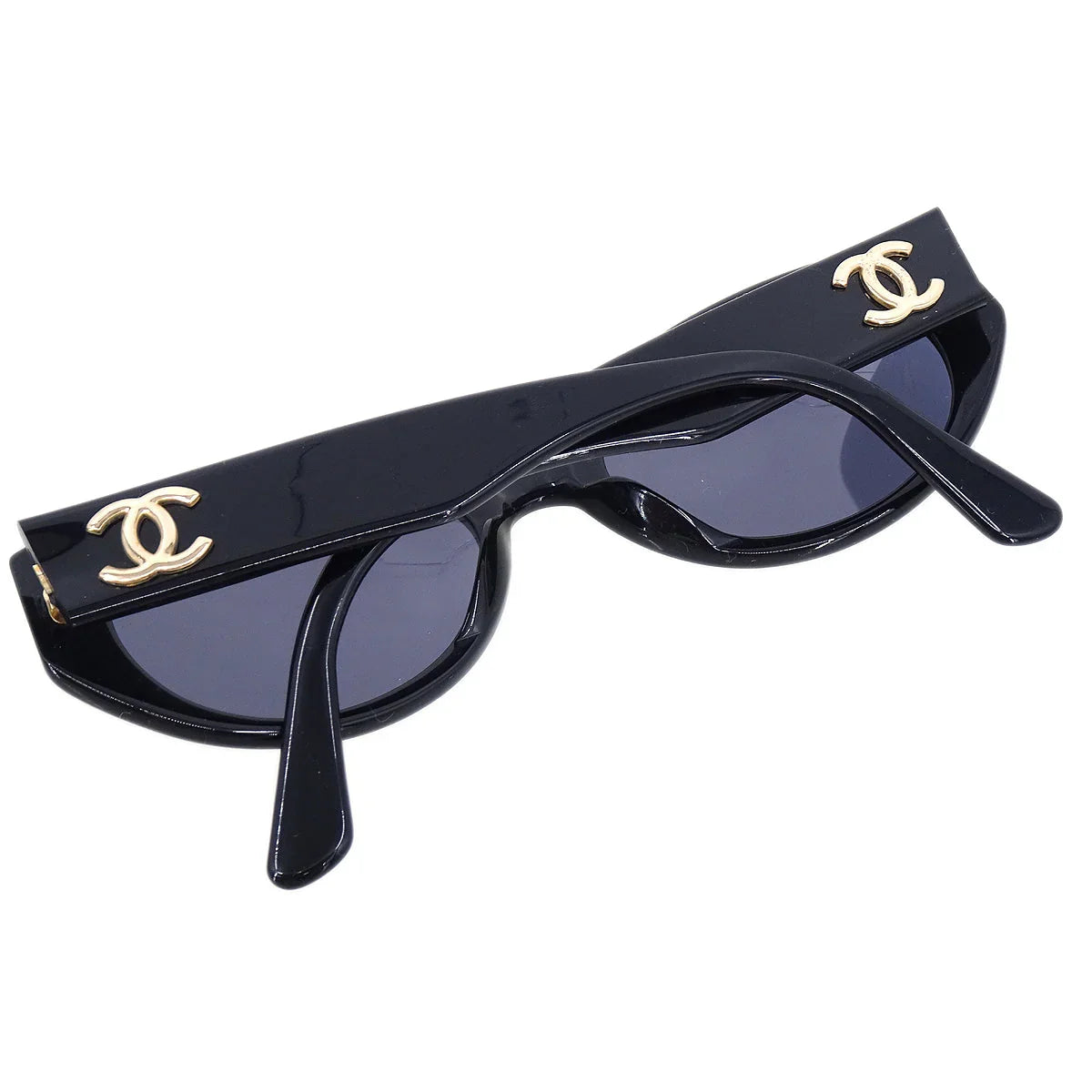 Chanel Sunglasses Eyewear Black Small Good