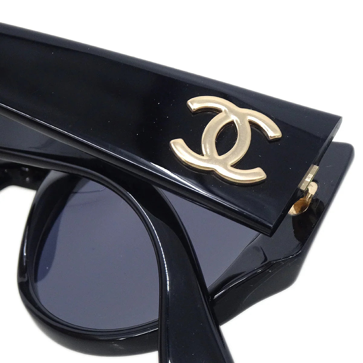 Chanel Sunglasses Eyewear Black Small Good