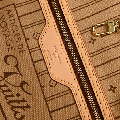 Louis Vuitton 2009 Monogram Neverfull GM Tote Handbag M40157
