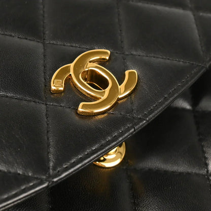 Chanel 1996-1997 Black Lambskin Handbag