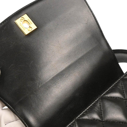 Chanel 1996-1997 Black Lambskin Handbag