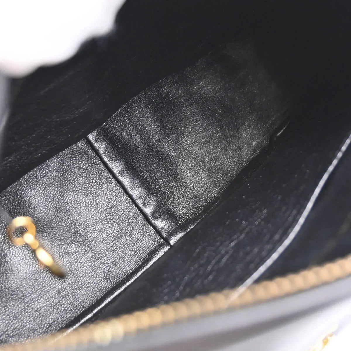 Chanel 1994-1996 Black Lambskin Camera Bag Mini