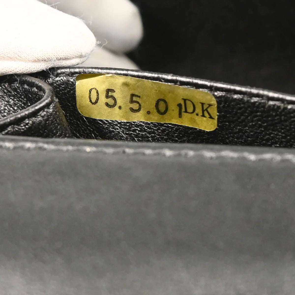 Chanel Black Lambskin East West Shoulder Bag