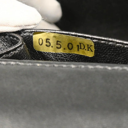 Chanel Black Lambskin East West Shoulder Bag