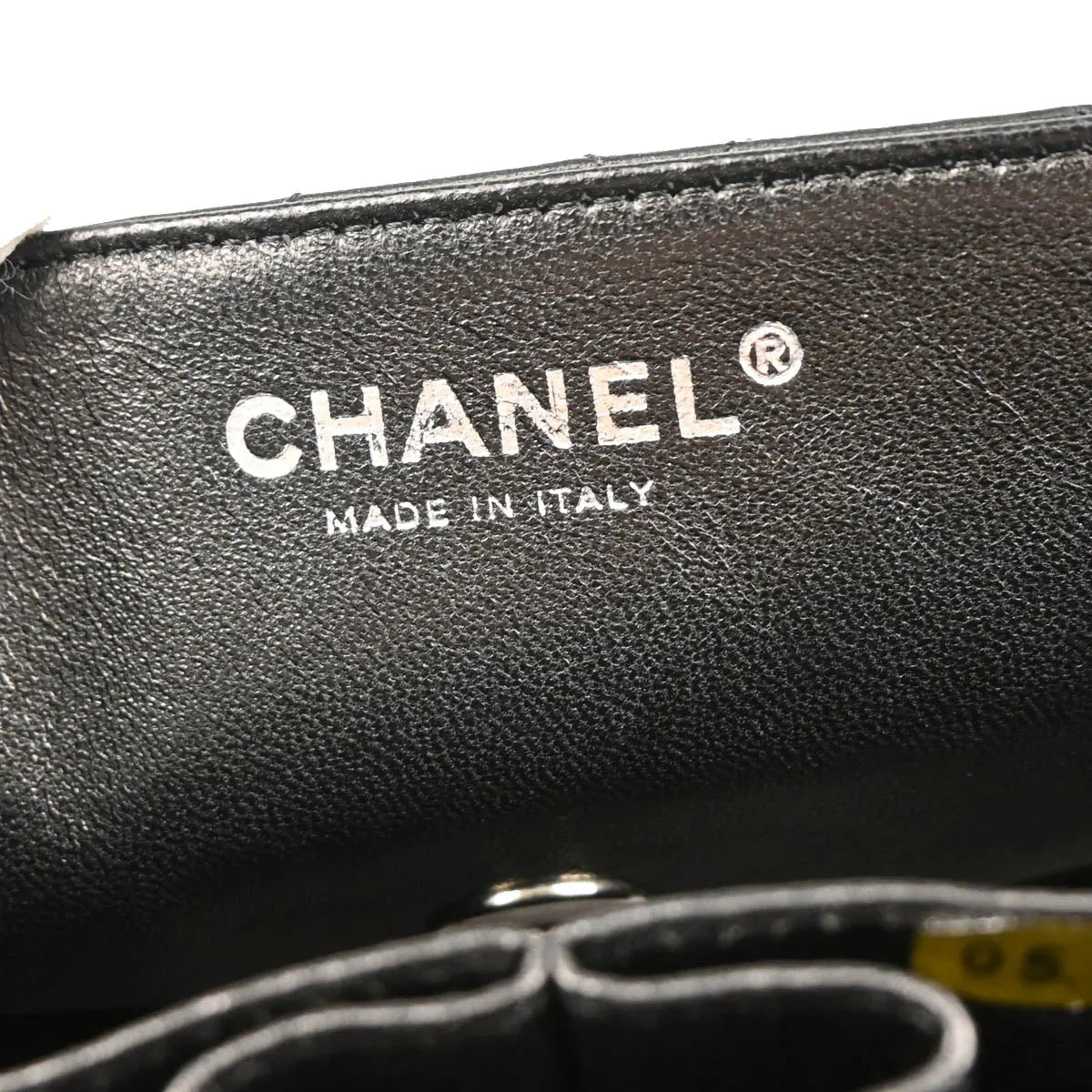 Chanel Black Lambskin East West Shoulder Bag
