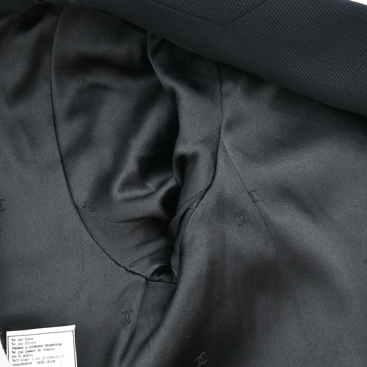 Chanel Setup Jacket Pants Black