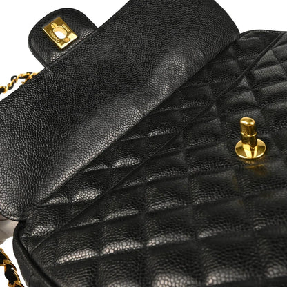 Chanel Black Caviar Camera Bag Large