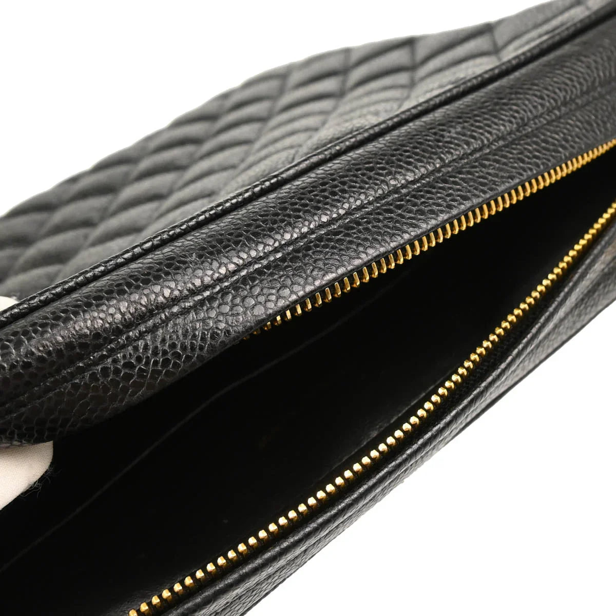 Chanel Black Caviar Camera Bag Large