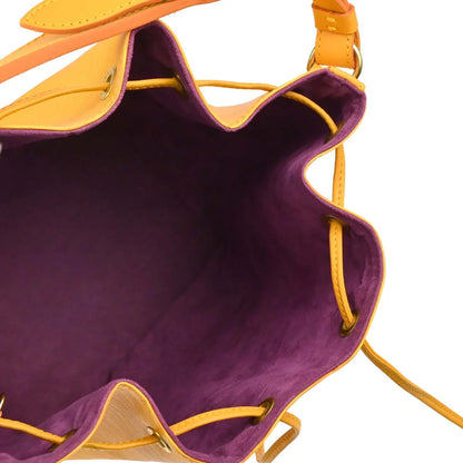 Louis Vuitton 1995 Yellow Epi Noe Drawstring Shoulder Bag M44009