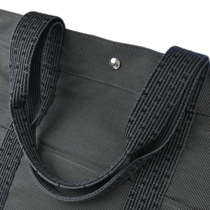 Hermes Gray Canvas Herline Tote GM Handbag