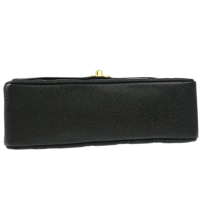 Chanel Black Caviar Small Diana Shoulder Bag
