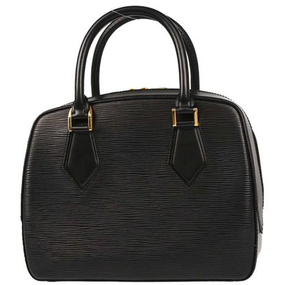 Louis Vuitton 2000 Black Epi Sablon Handbag M52042