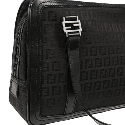 Fendi Black Zucchino Handbag
