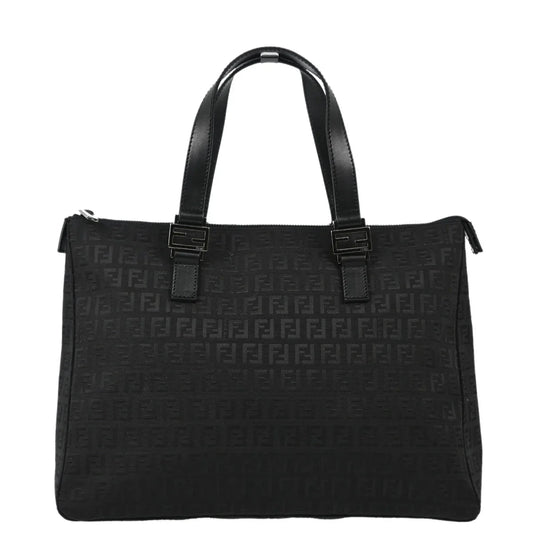 Fendi 2006 Black Zucchino Tote Handbag