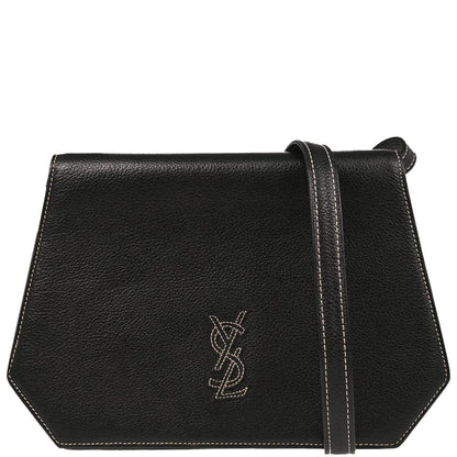 Yves Saint Laurent Black Leather Shoulder Bag
