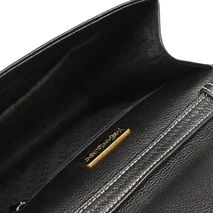 Yves Saint Laurent Black Leather Shoulder Bag