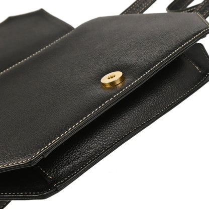 Yves Saint Laurent Black Leather Shoulder Bag