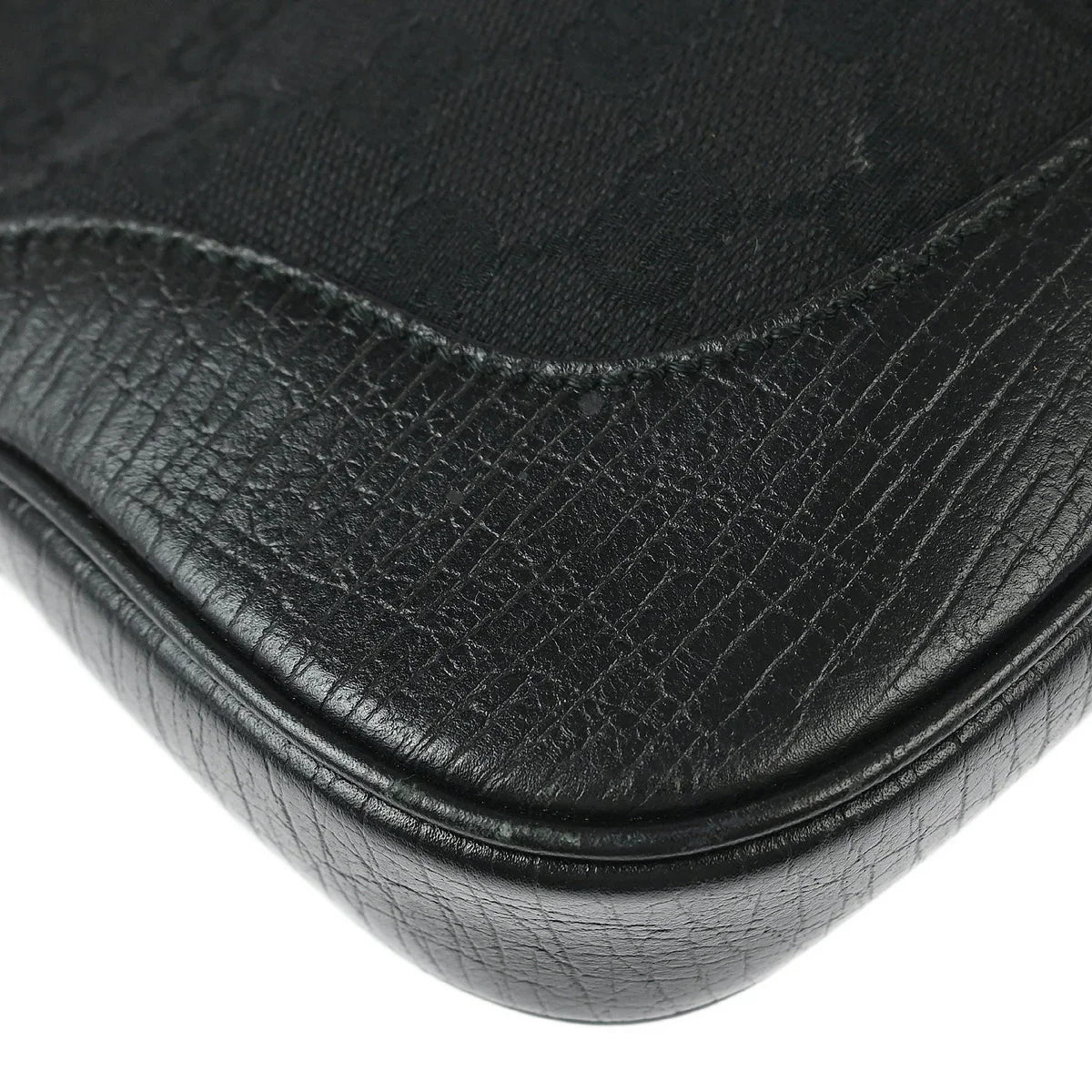 Gucci Black GG Jackie Hobo Handbag