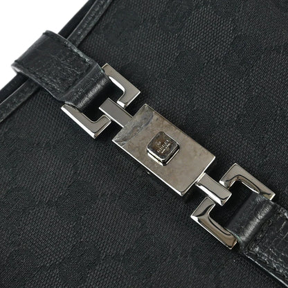 Gucci Black GG Jackie Hobo Handbag