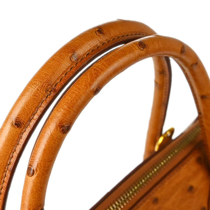 Hermes 1999 Chestnut Ostrich Bolide 35 Handbag 2way Shoulder