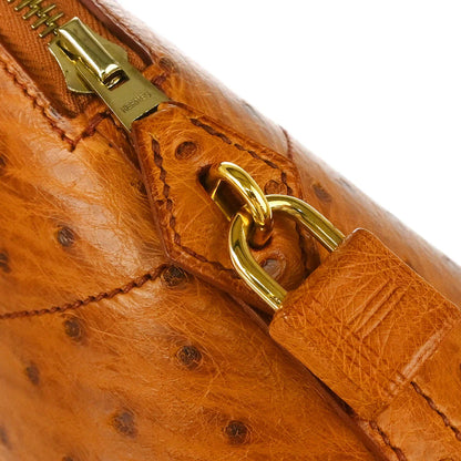 Hermes 1999 Chestnut Ostrich Bolide 35 Handbag 2way Shoulder