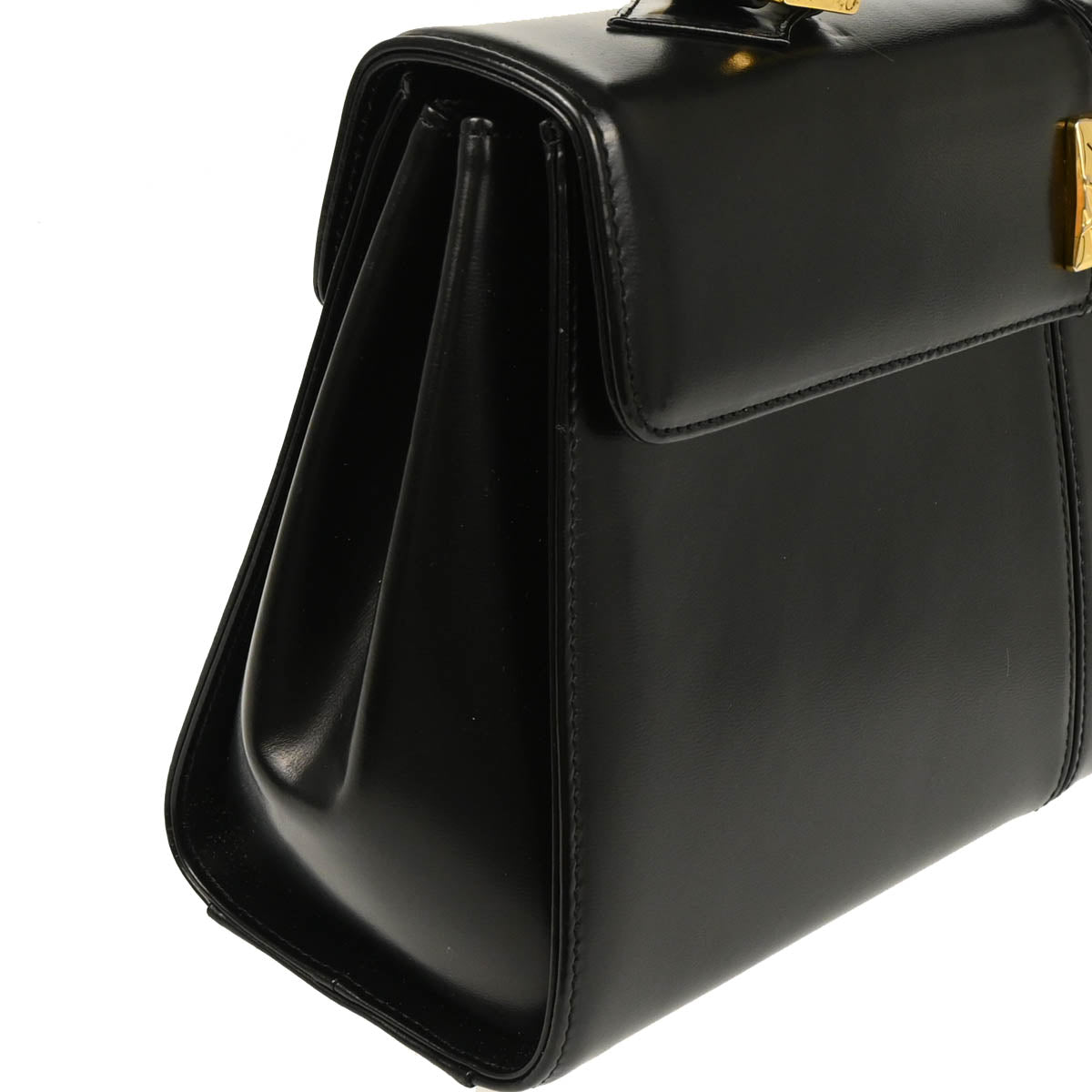 Yves Saint Laurent Black Leather Handbag
