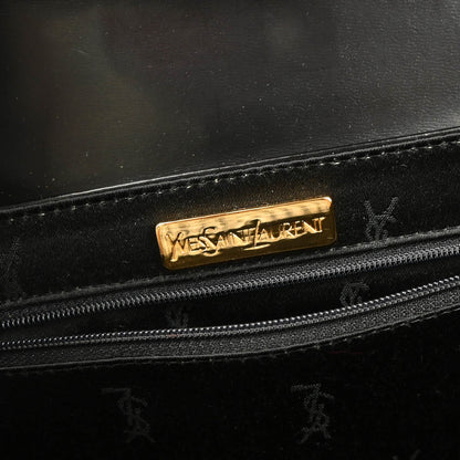 Yves Saint Laurent Black Leather Handbag