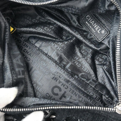 Chanel 2005-2006 Black Velvet Chain Handbag